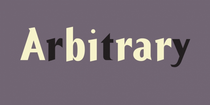 Arbitrary font preview