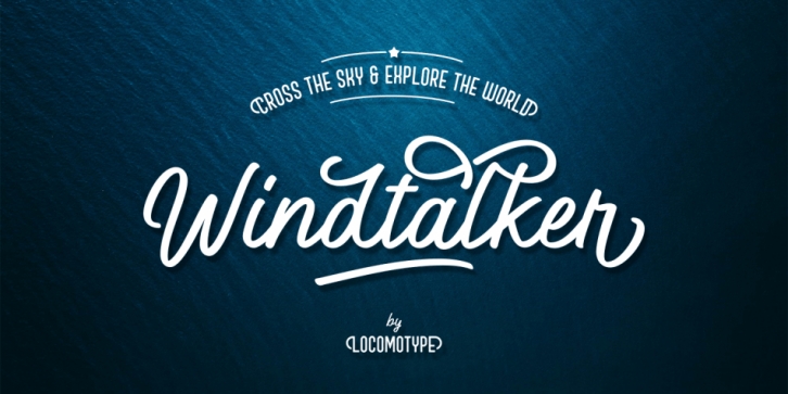 Windtalker font preview
