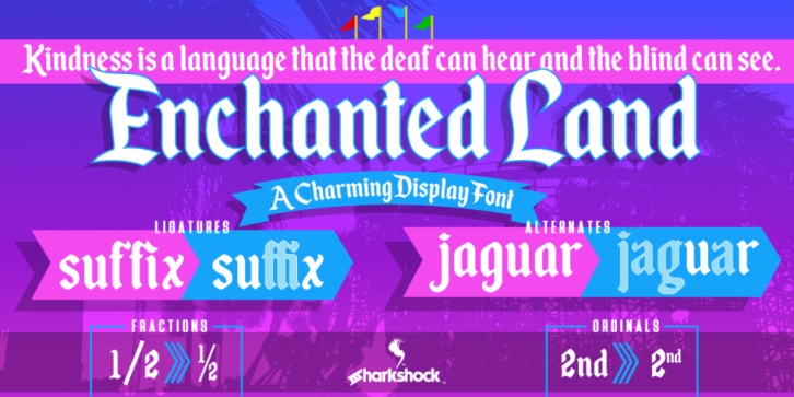 Enchanted Land font preview