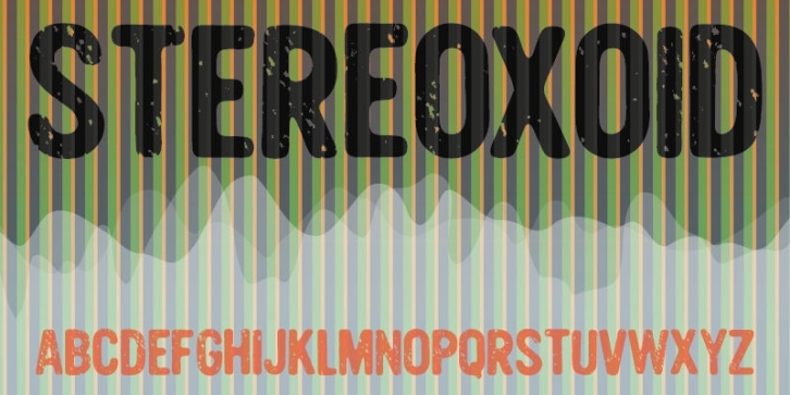 Stereoxoid font preview