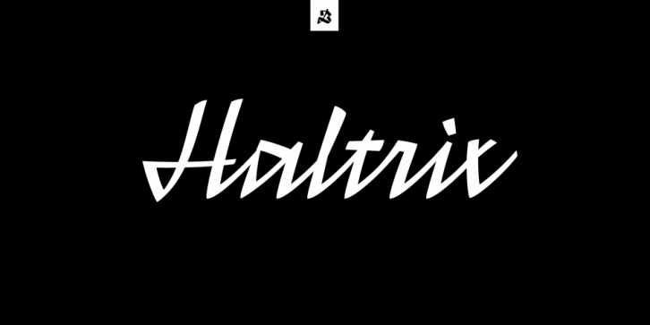 Haltrix font preview