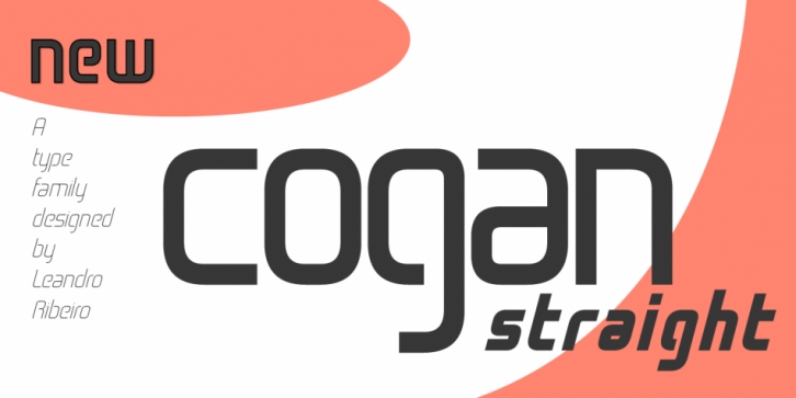 Cogan Straight font preview