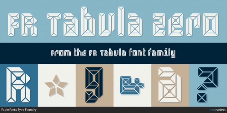 FR Tabula font preview