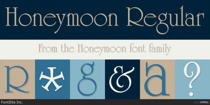 Honeymoon font preview