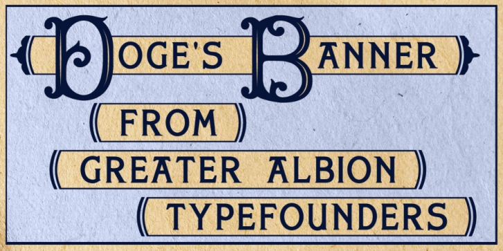 Doge's font preview