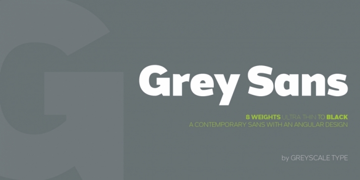Grey Sans font preview