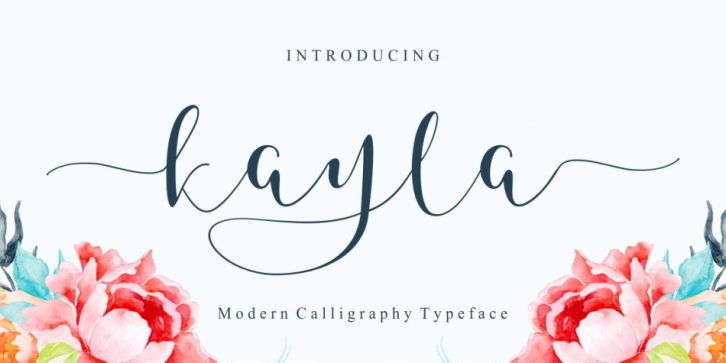 Kayla font preview
