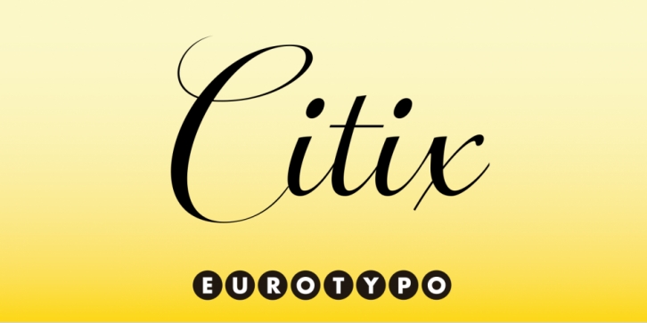 Citix font preview