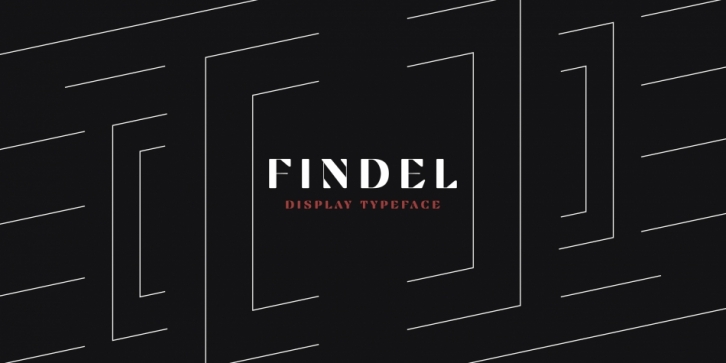 Findel Display font preview