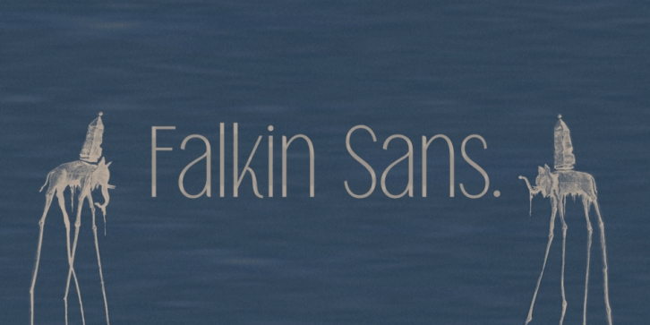 Falkin Sans font preview