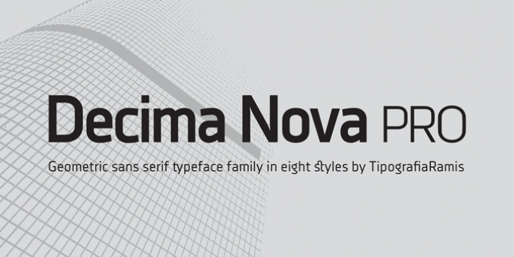 Decima Nova Pro font preview