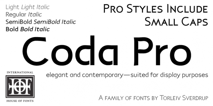 P22 Coda font preview