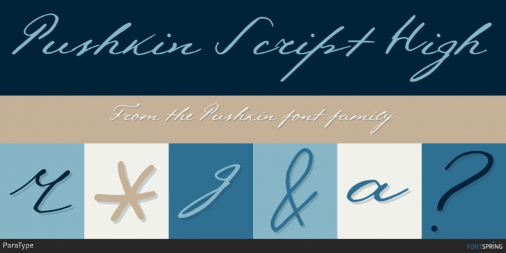 Pushkin font preview