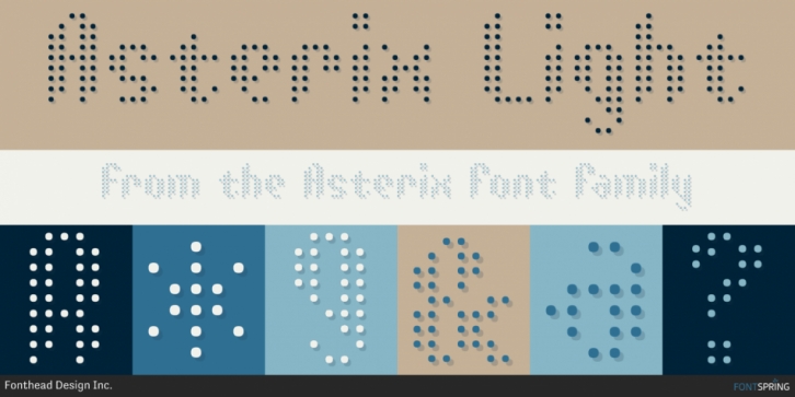 Asterix font preview