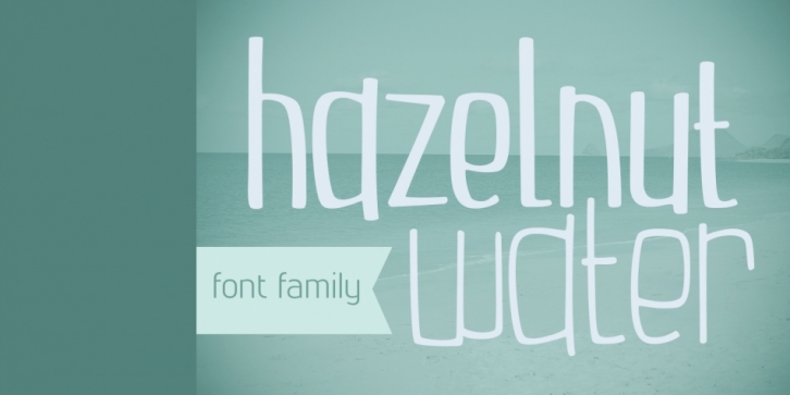 Hazelnut Water font preview