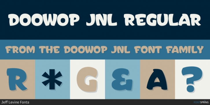 Doowop JNL font preview
