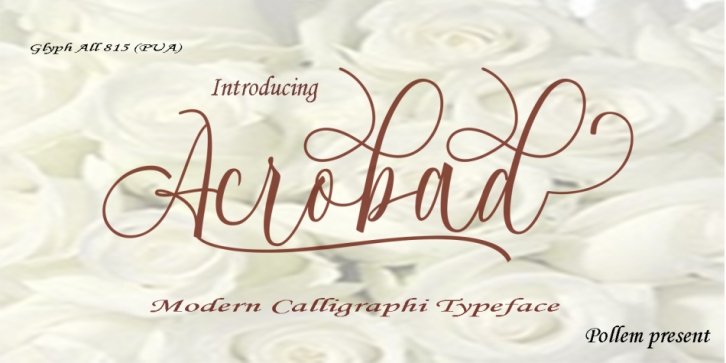 Acrobad font preview