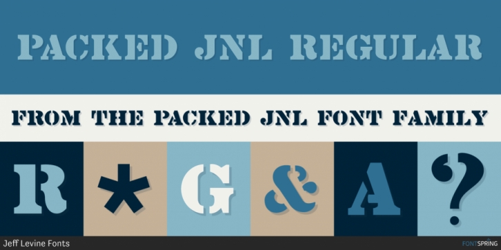 Packed JNL font preview