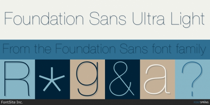 Foundation Sans font preview