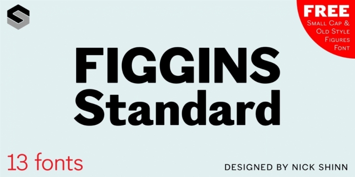 Figgins Standard font preview