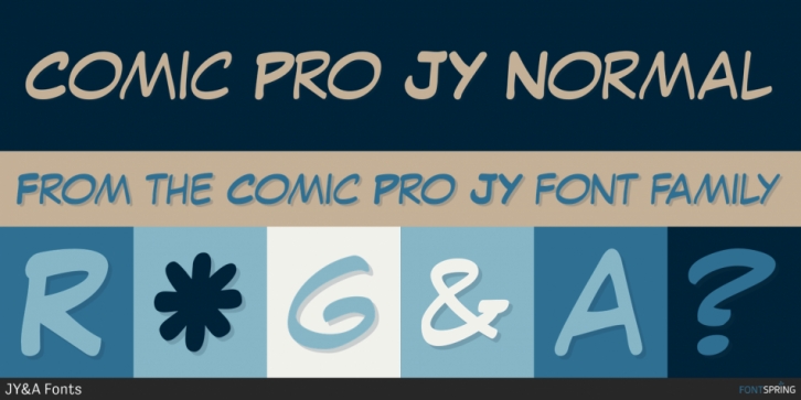 Comic Pro JY font preview