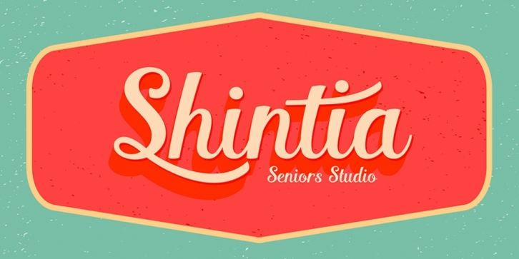 Shintia Script font preview