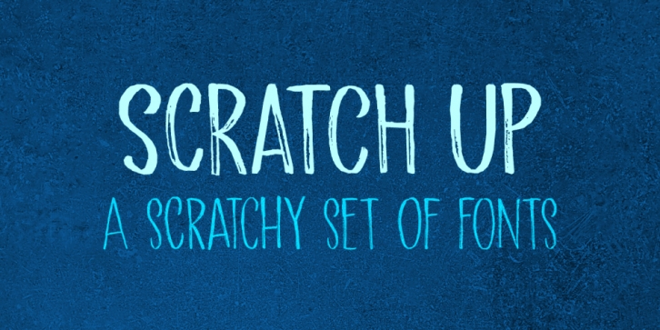 Scratch Up font preview