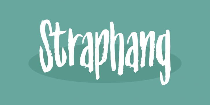 Straphang font preview