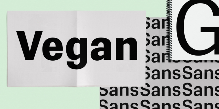 Vegan Sans font preview