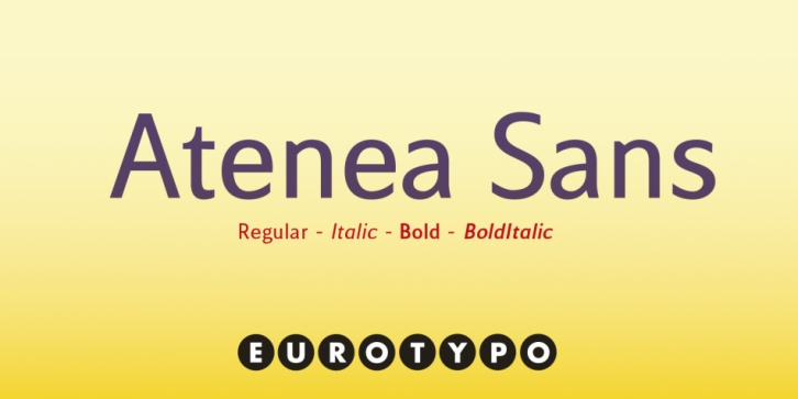 Atenea Sans font preview