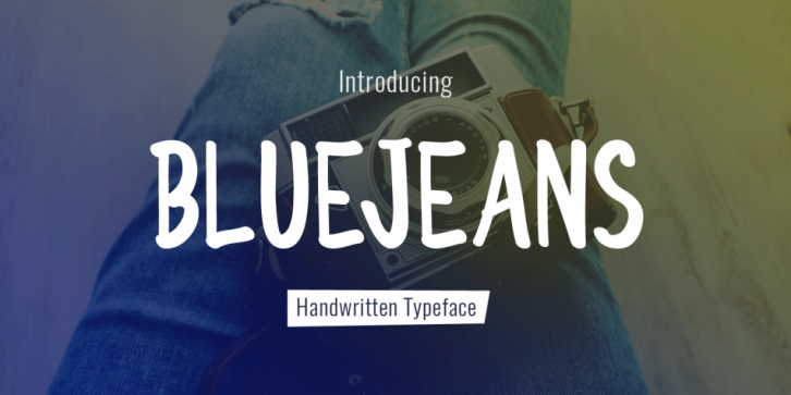 BlueJeans font preview