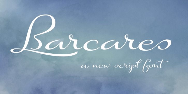 Barcares font preview