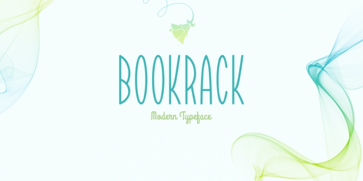 Bookrack font preview