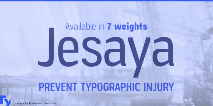 Jesaya font preview