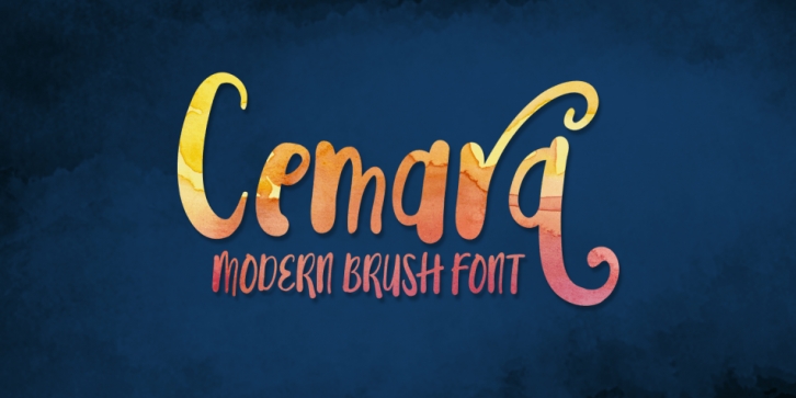 Cemara font preview