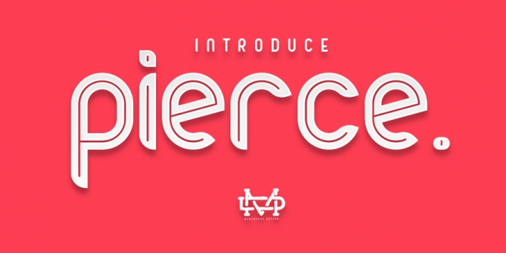 Pierce font preview