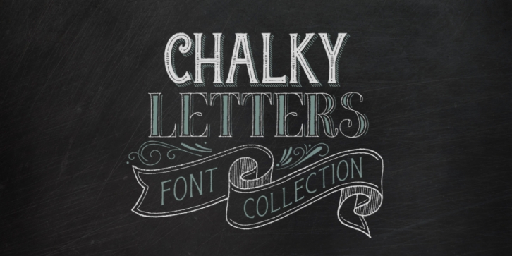 Chalky Letters font preview