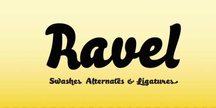 Ravel font preview