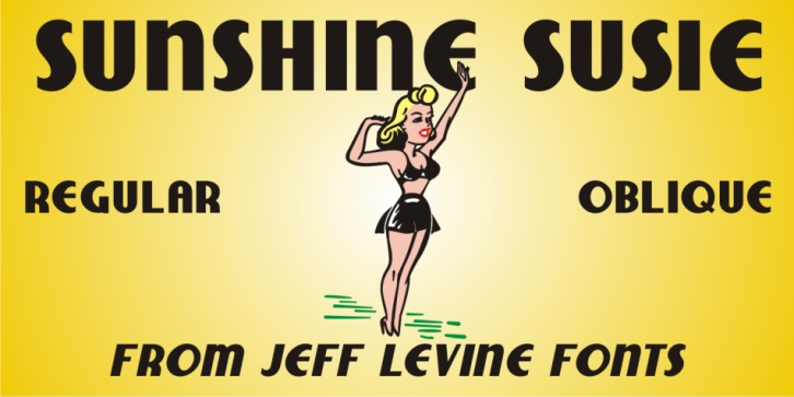 Sunshine Susie font preview