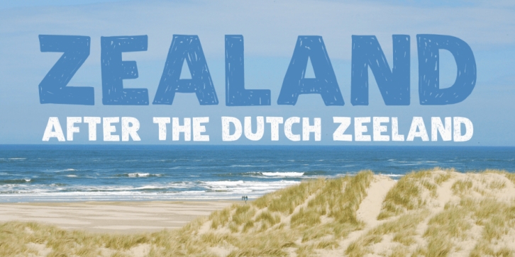 Zealand font preview