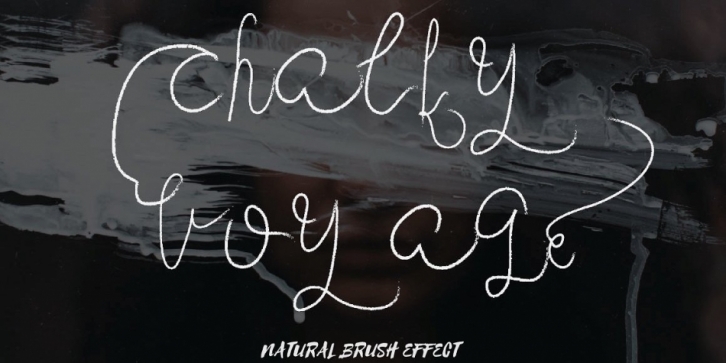 Chalky Voyage font preview