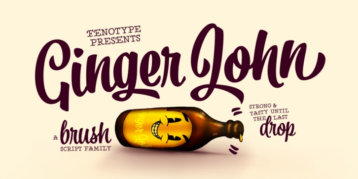 Ginger John font preview