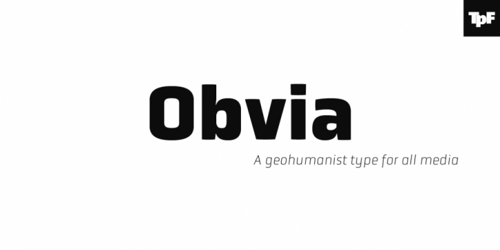 Obvia font preview