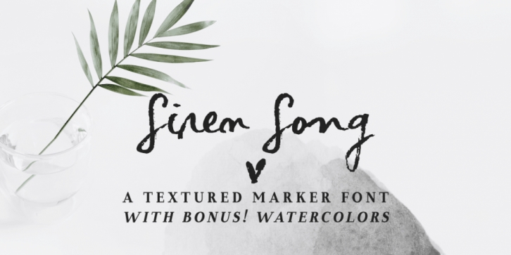 Siren Song font preview