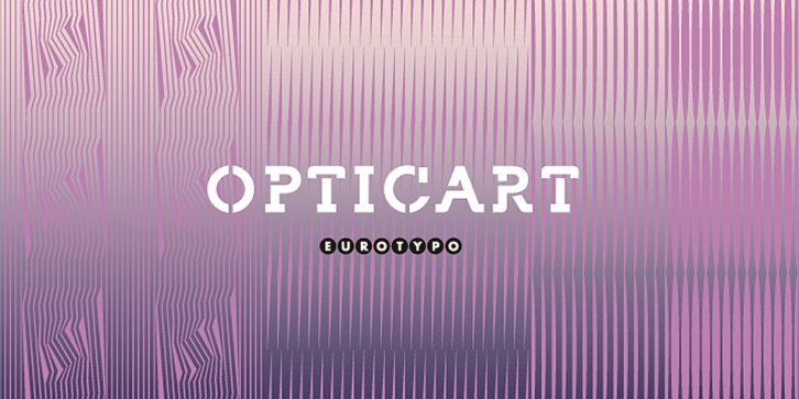 OpticArt font preview