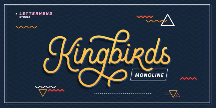 Kingbirds font preview