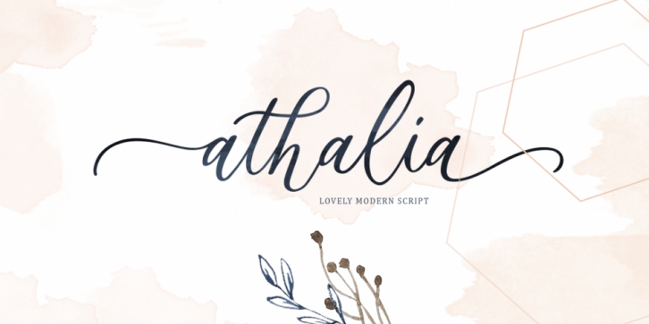 Athalia font preview