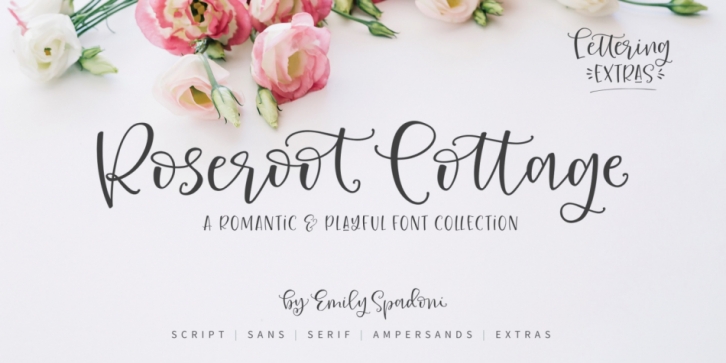 Roseroot Cottage Font Collection font preview
