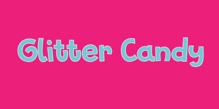 Glitter Candy font preview