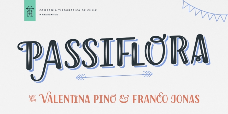 Passiflora font preview